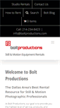 Mobile Screenshot of boltproductions.com